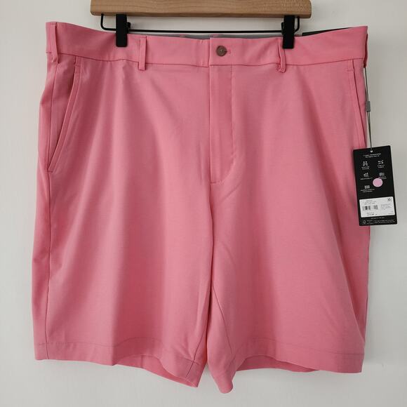 NEW Walter Hagen Micro‎ Lines pink golf shorts wrinkle resistant mens size 40 - Picture 1 of 5